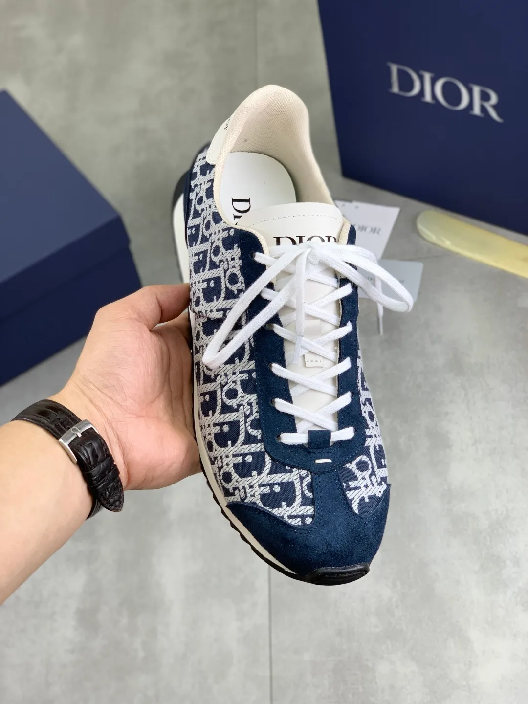 Men's Men's Shoes💰P420💰[New Style]🆘[Dior] 2025 Dior Original Lace-up Low-top Men's Shoes Classic casual shoes 🔥This model is the official flagship model with high quality and made by famous original designers. It is made of high-quality cowhide with original materials➕comfortable and breathable mesh lining➕pigskin insole. The perfect last shape and generous and fashionable design have attracted many consumers and are suitable for drivers to drive🚗. What you want is the best quality in the market. Color: 8️⃣Color Code number: 38--44 (45 46 customized)